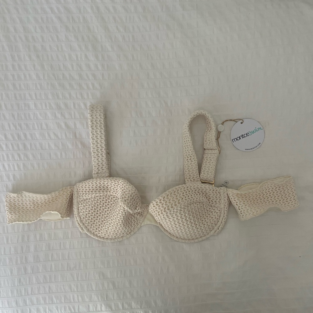 Montce Swin Cream Bra bathing suit top